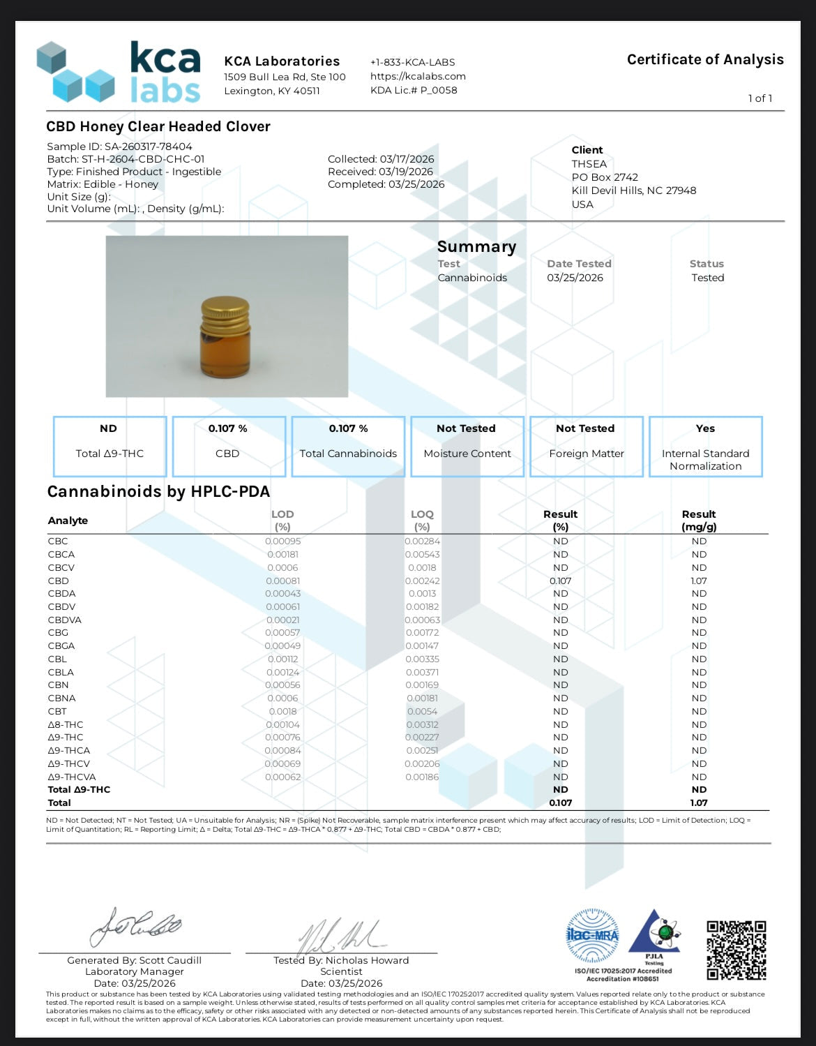 Honey - CBD