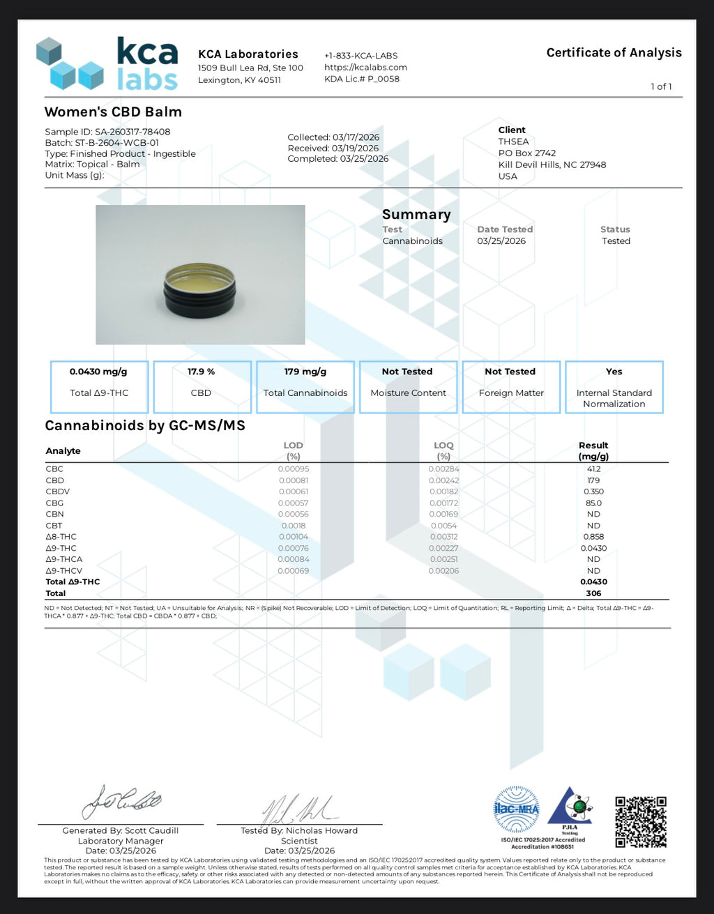 Balm - 2700MG CANNABINOIDS