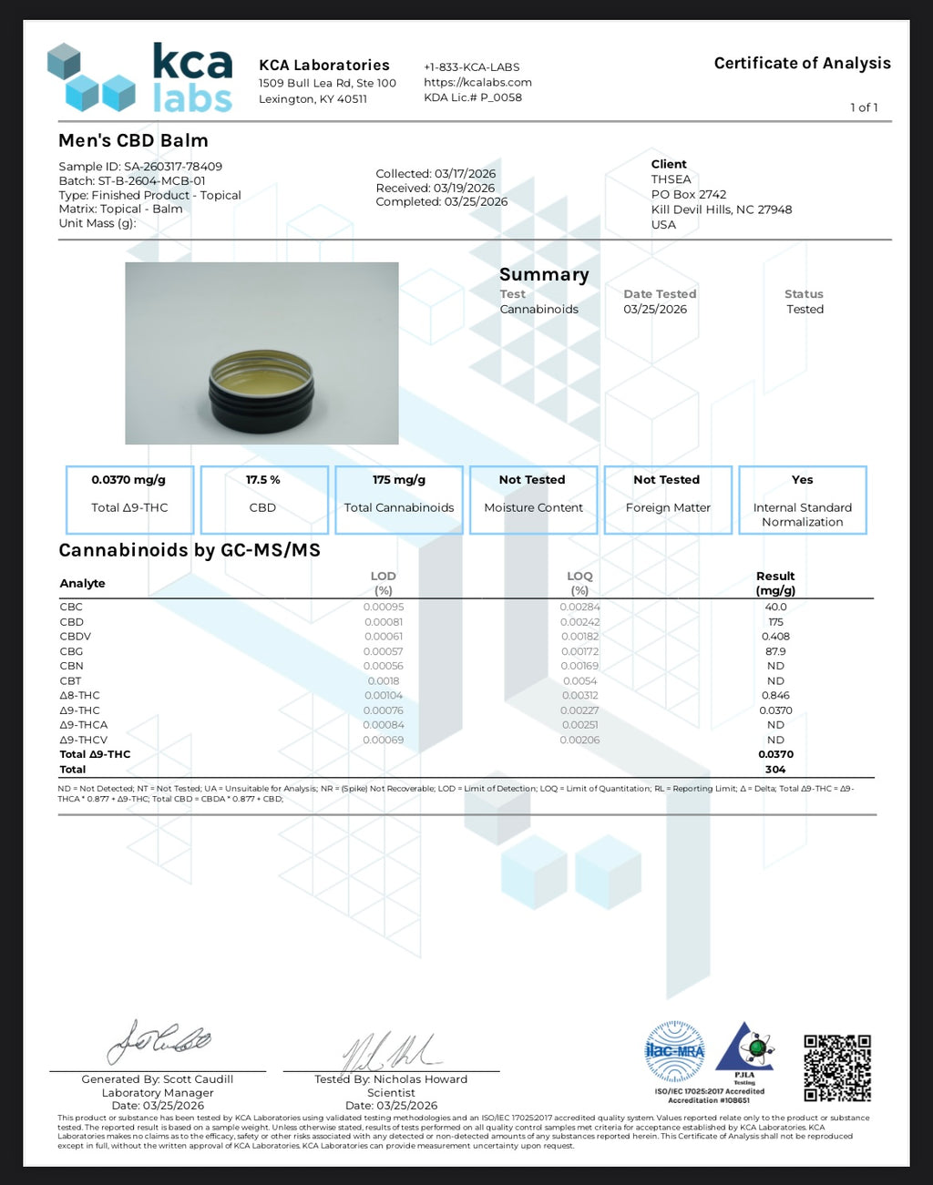 Balm - 2700MG CANNABINOIDS
