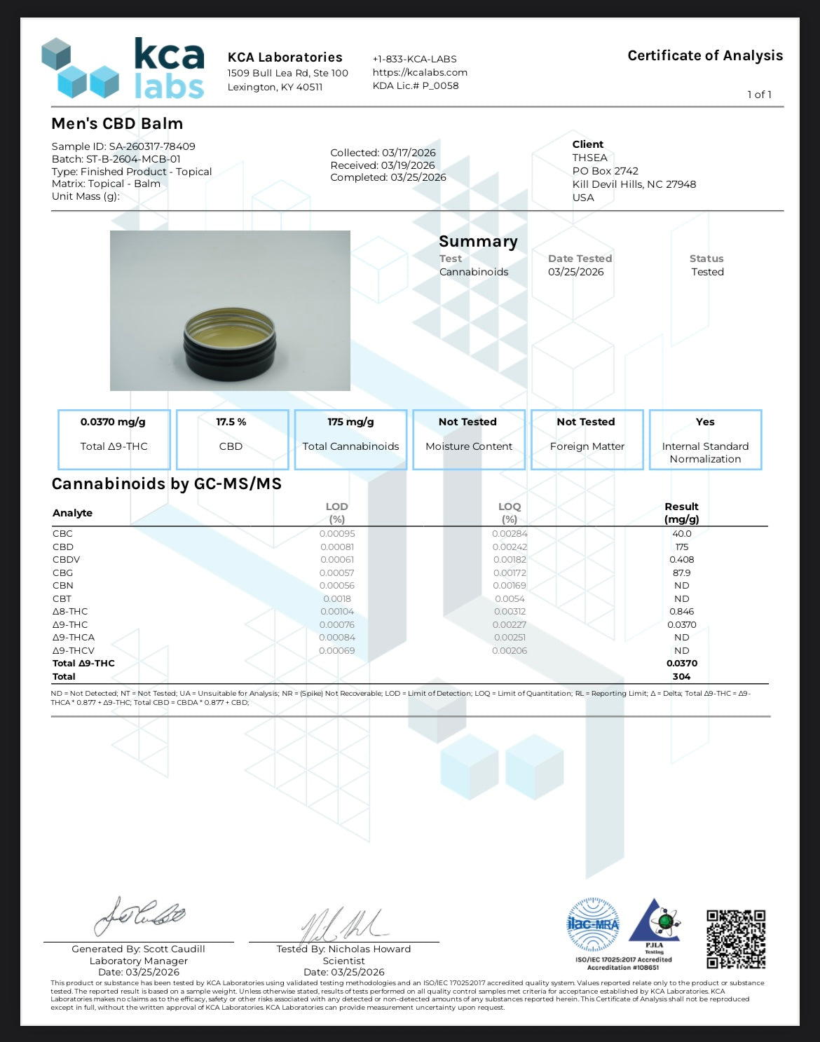 Balm - 2700MG CANNABINOIDS